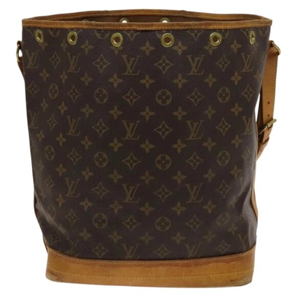 LOUIS VUITTON Monogram Noe Shoulder Bag M42224 LV Auth 120216 - Picture 3 of 16